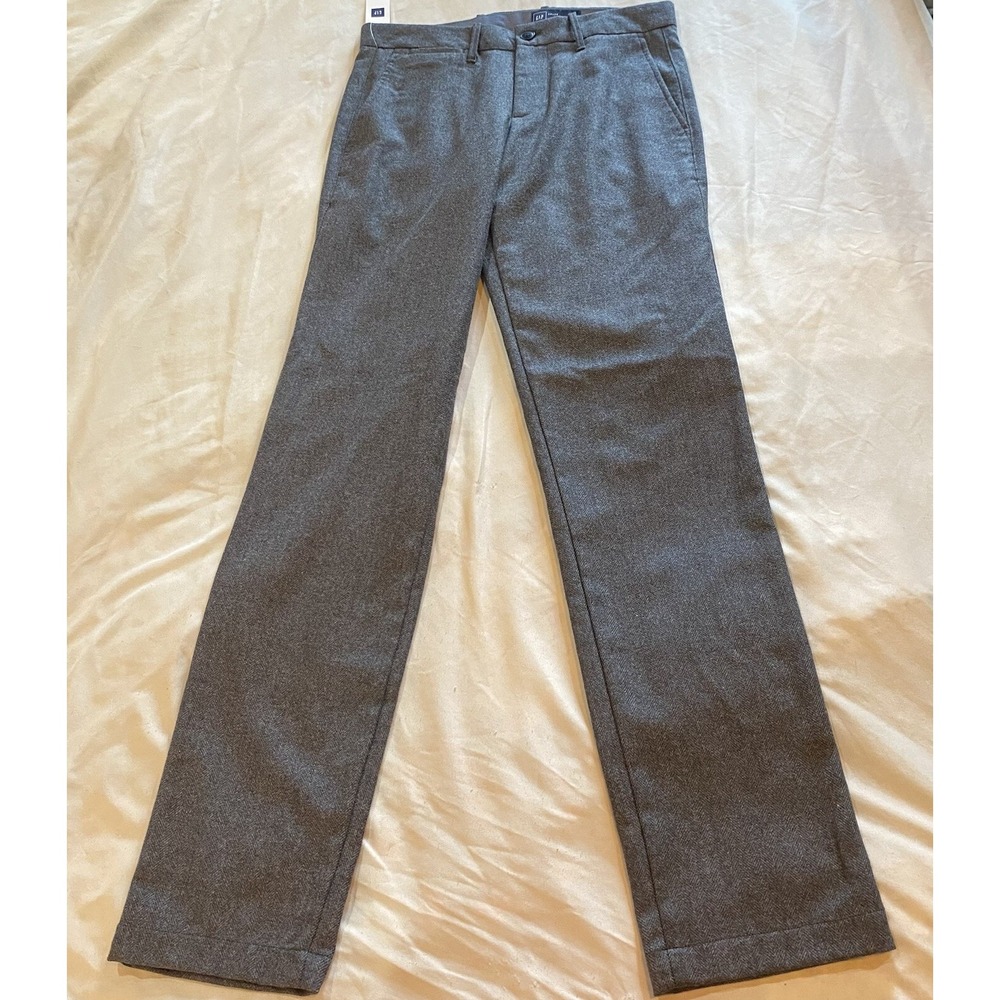 Gap NWT Mens Medium Grey Straight Leg Pocket Casual Dress Pants‎ 29x34